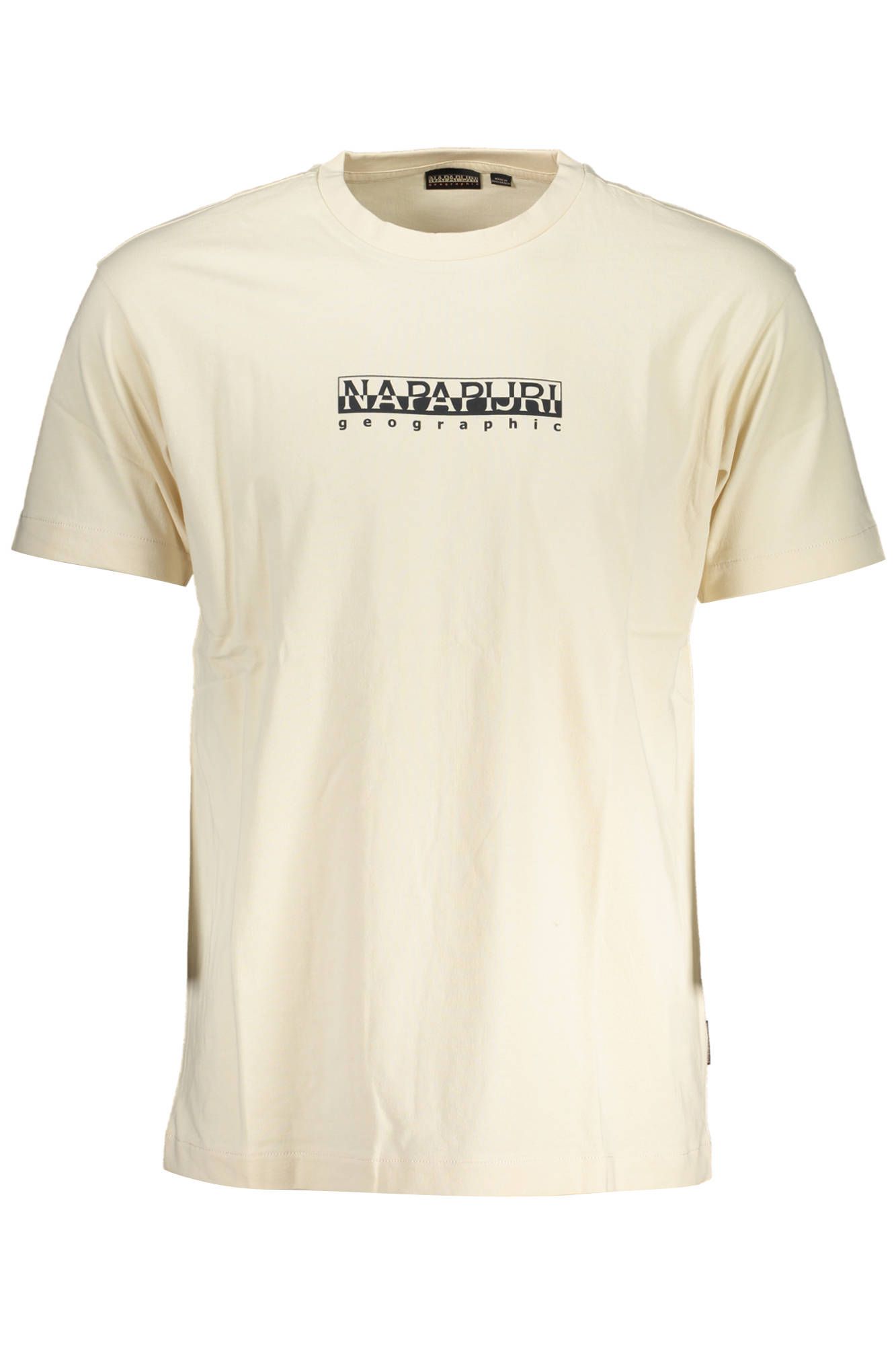 White Cotton Men T-Shirt