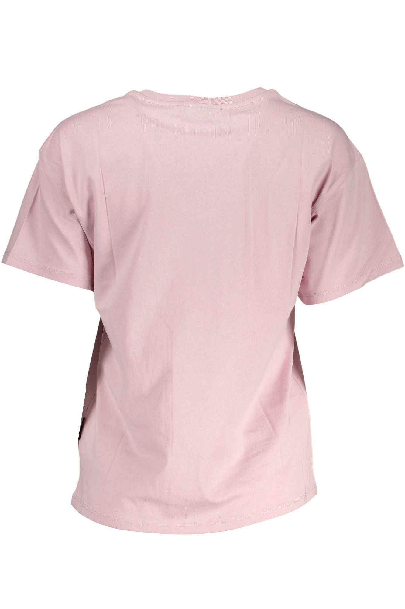 Pink Cotton Women T-Shirt