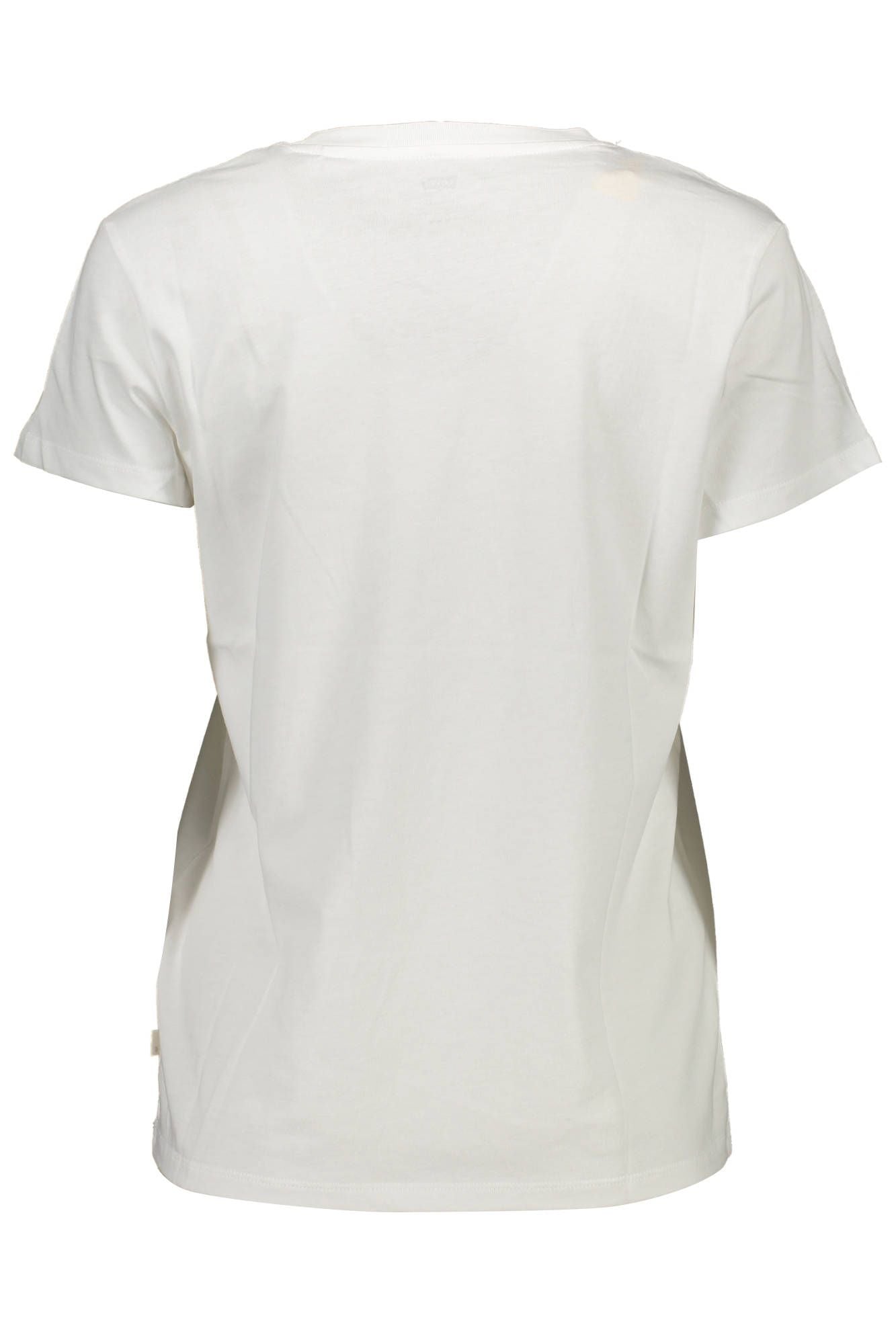 White Cotton Women T-Shirt