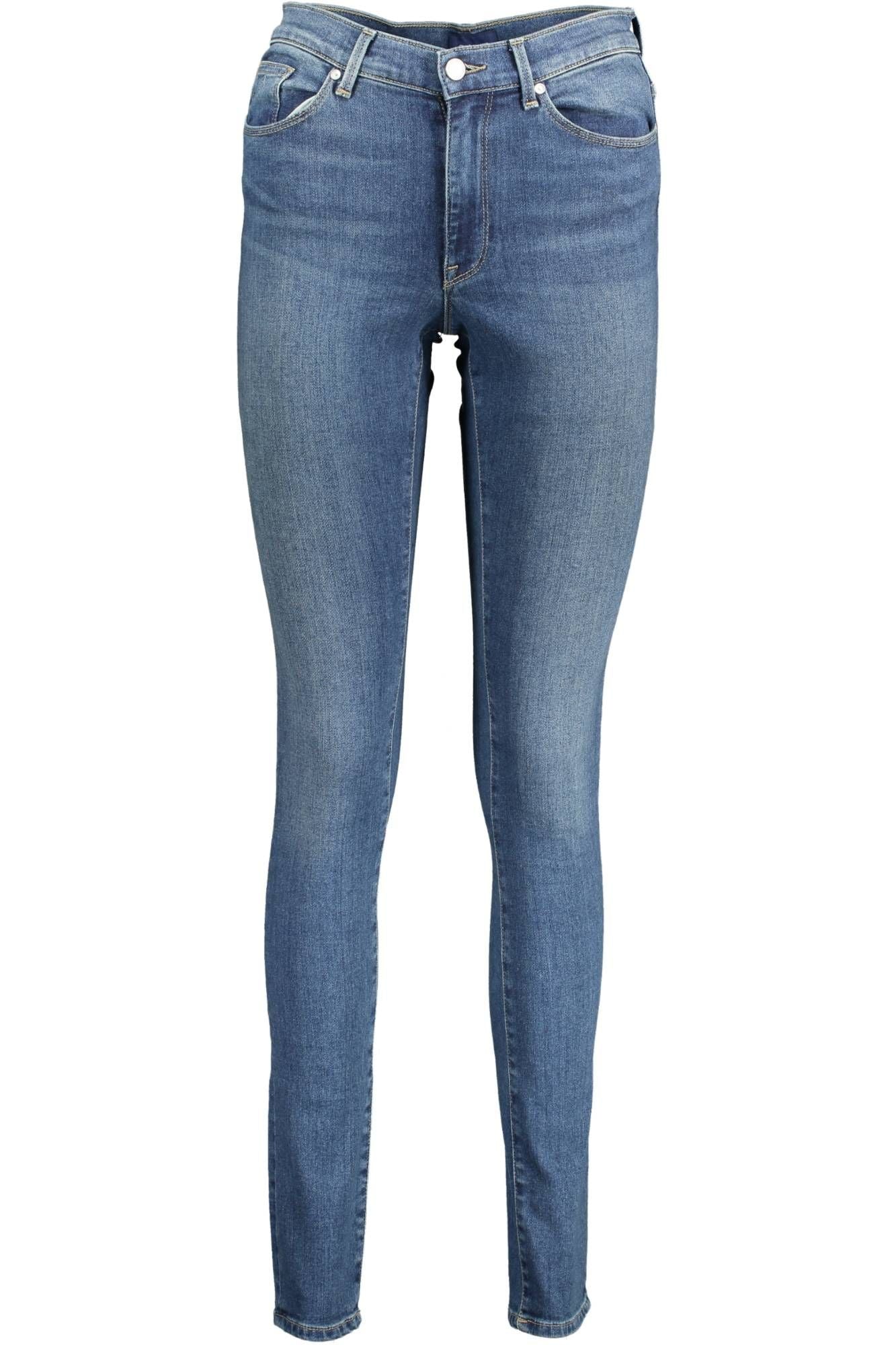 Light Blue Cotton Women Jeans