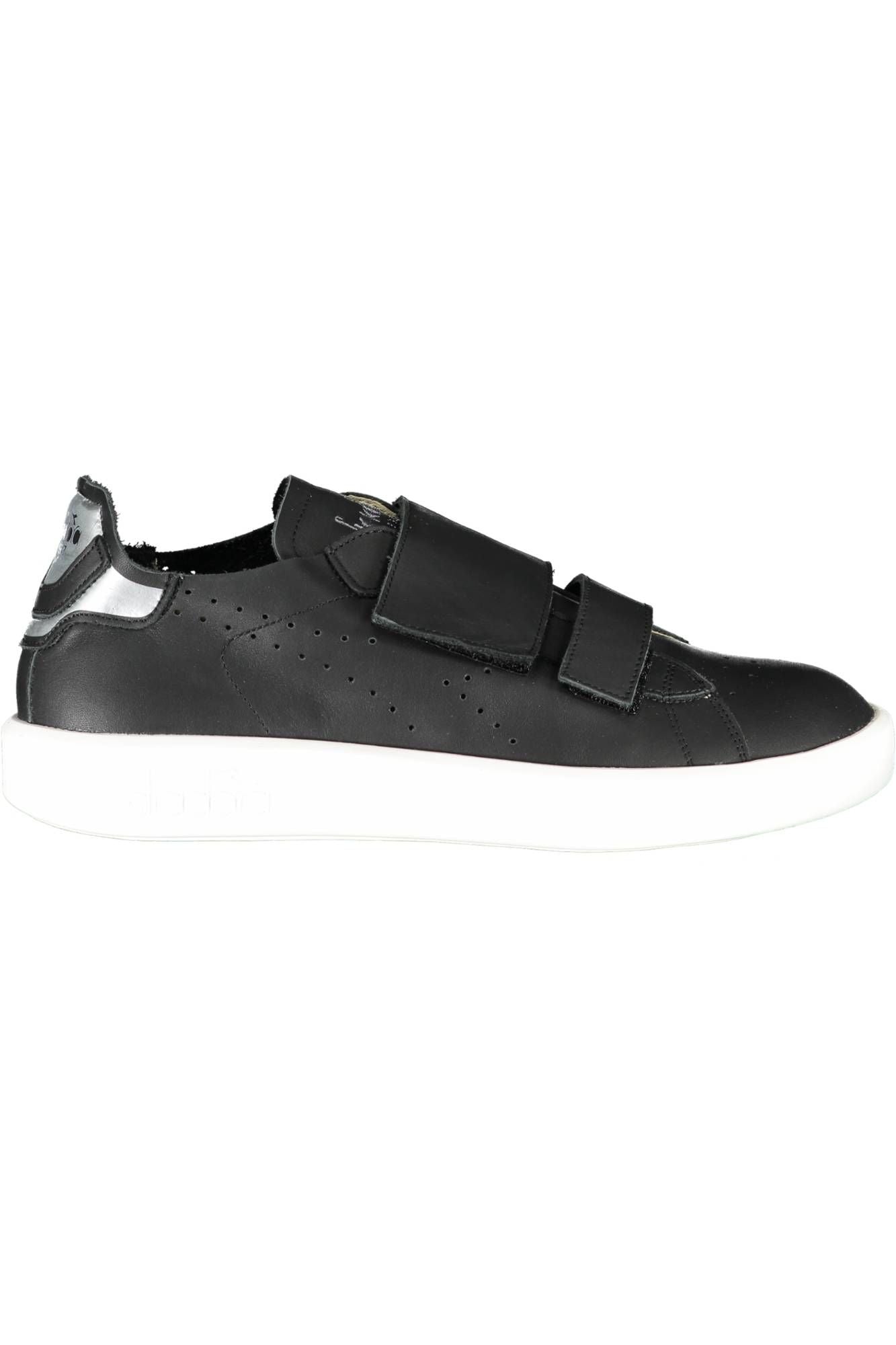 Black Leather Men Sneaker