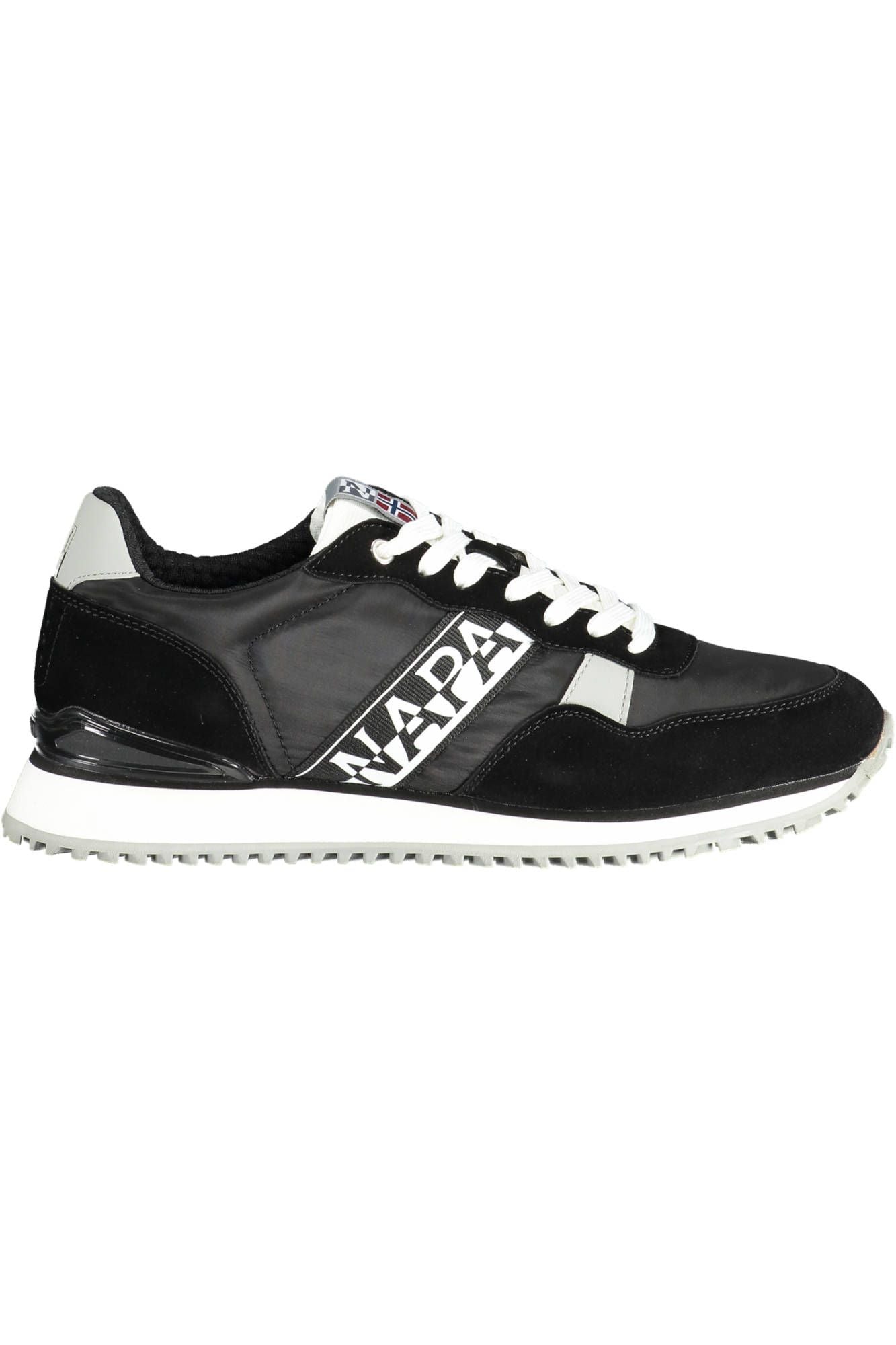 Black Leather Men Sneaker