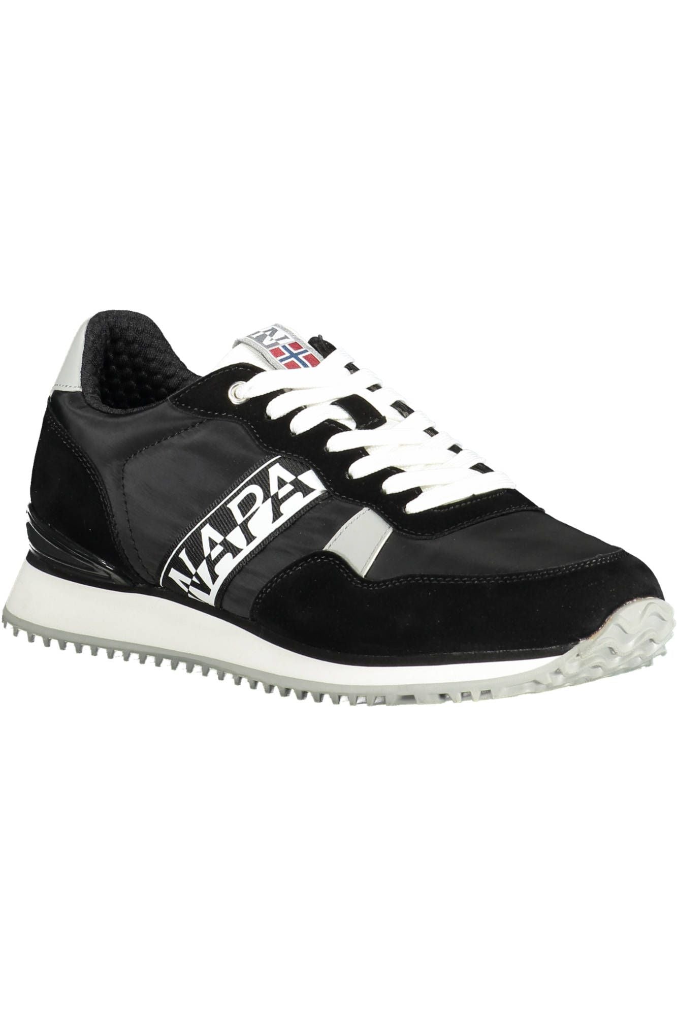 Black Leather Men Sneaker