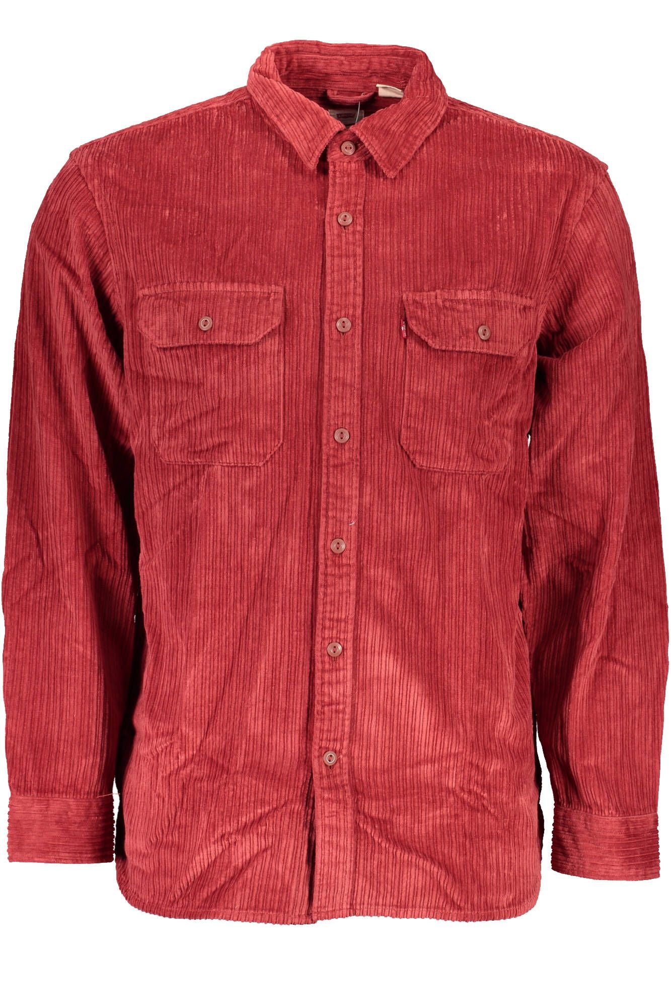 Red Cotton Men Shirt