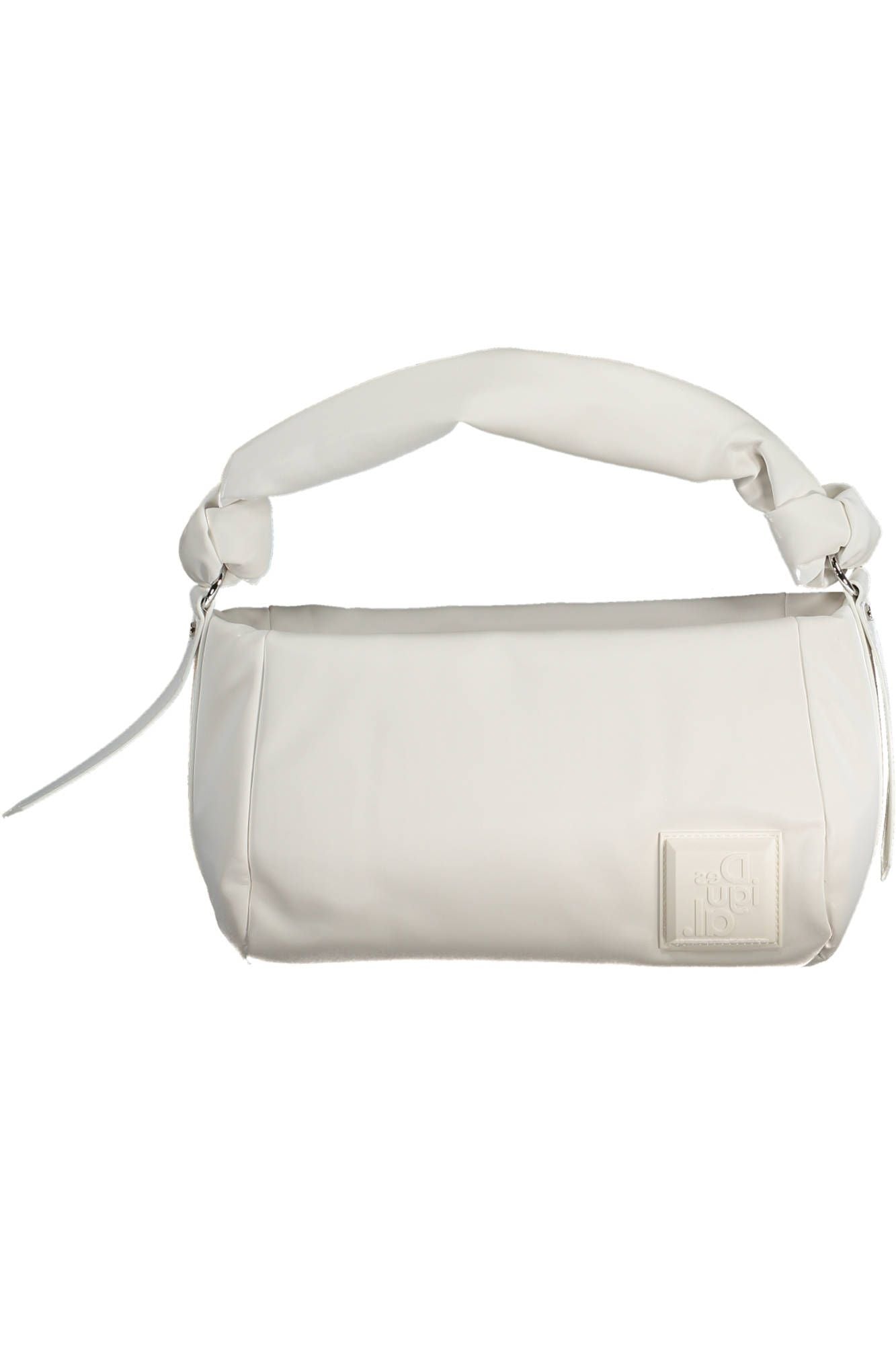 White Polyester Women Handbag