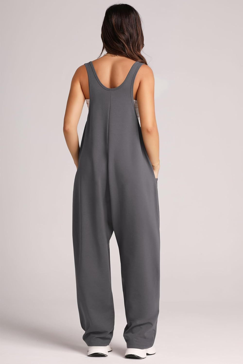 Buy V-Neck Wide Strap Overalls by Faz