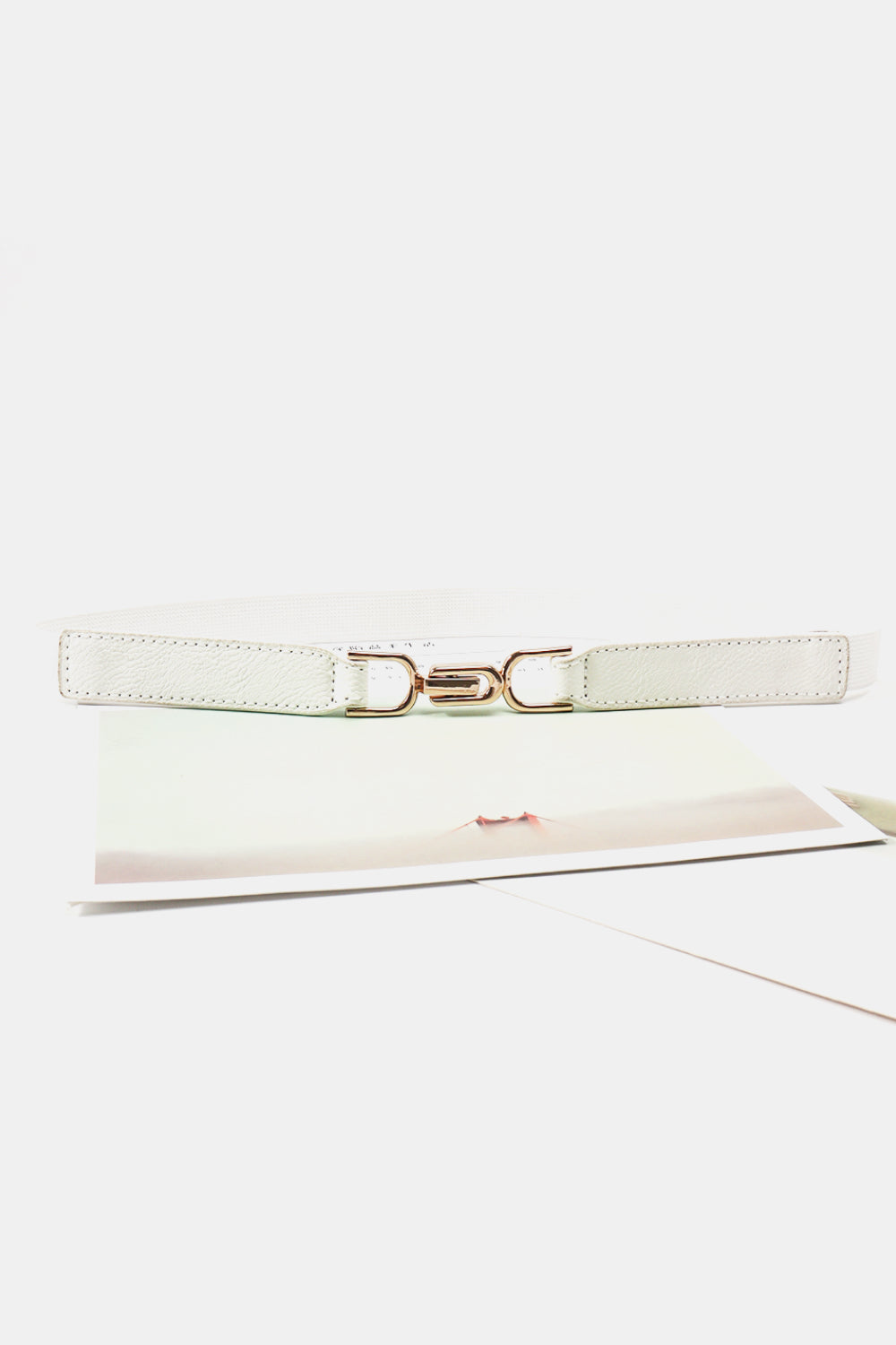 Buy Alloy Buckle Elastic Belt by Faz