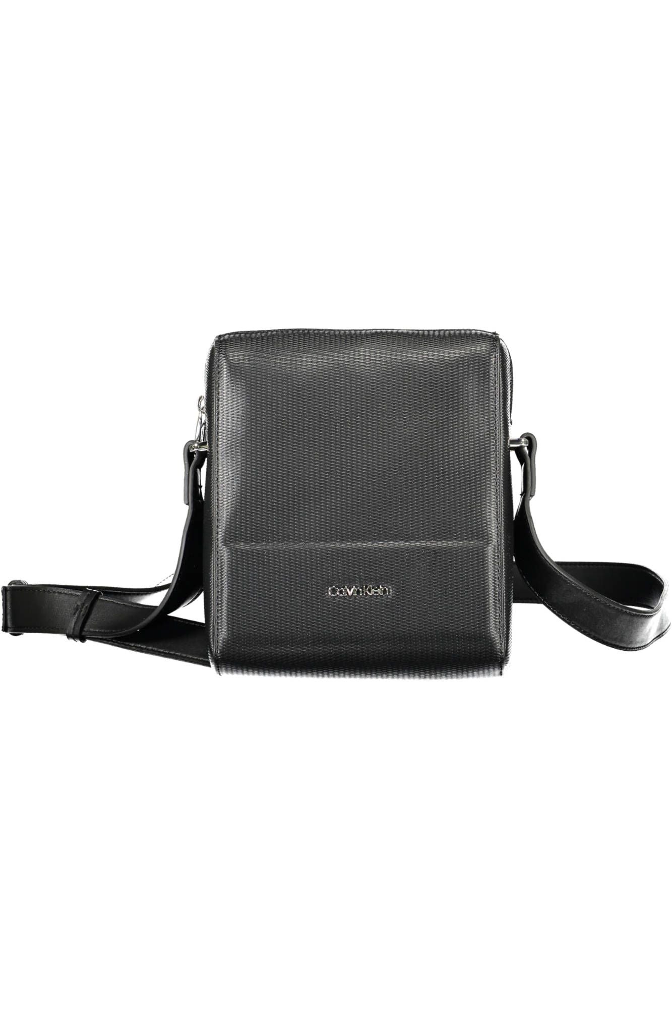 Black Polyester Men Shoulder Bag