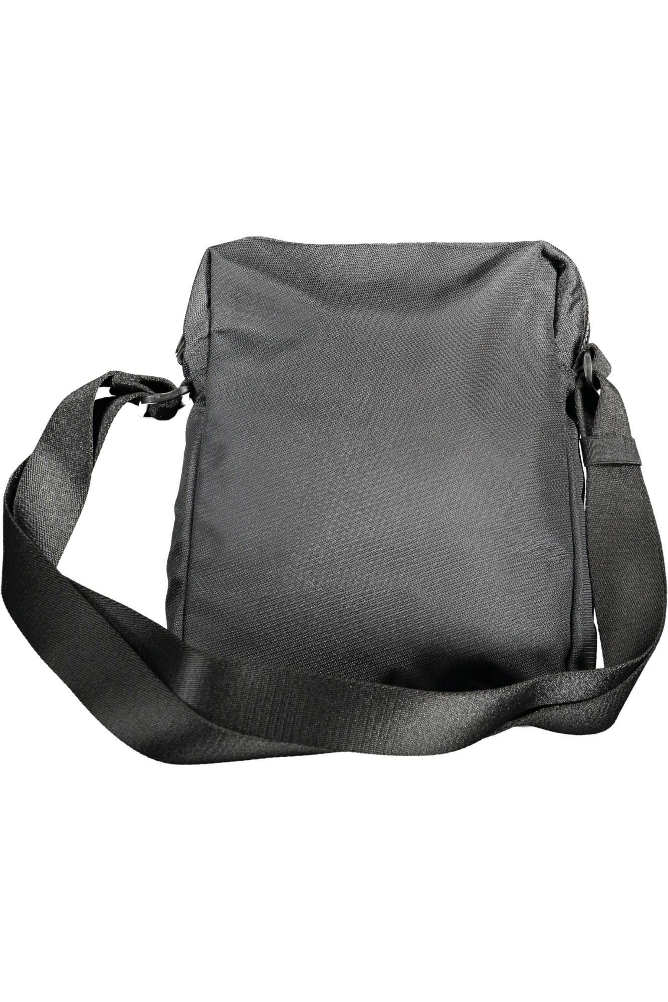 Black Polyester Men Shoulder Bag