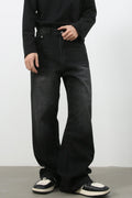 Buy Men's Mid Rise Wide Leg Jeans by Faz