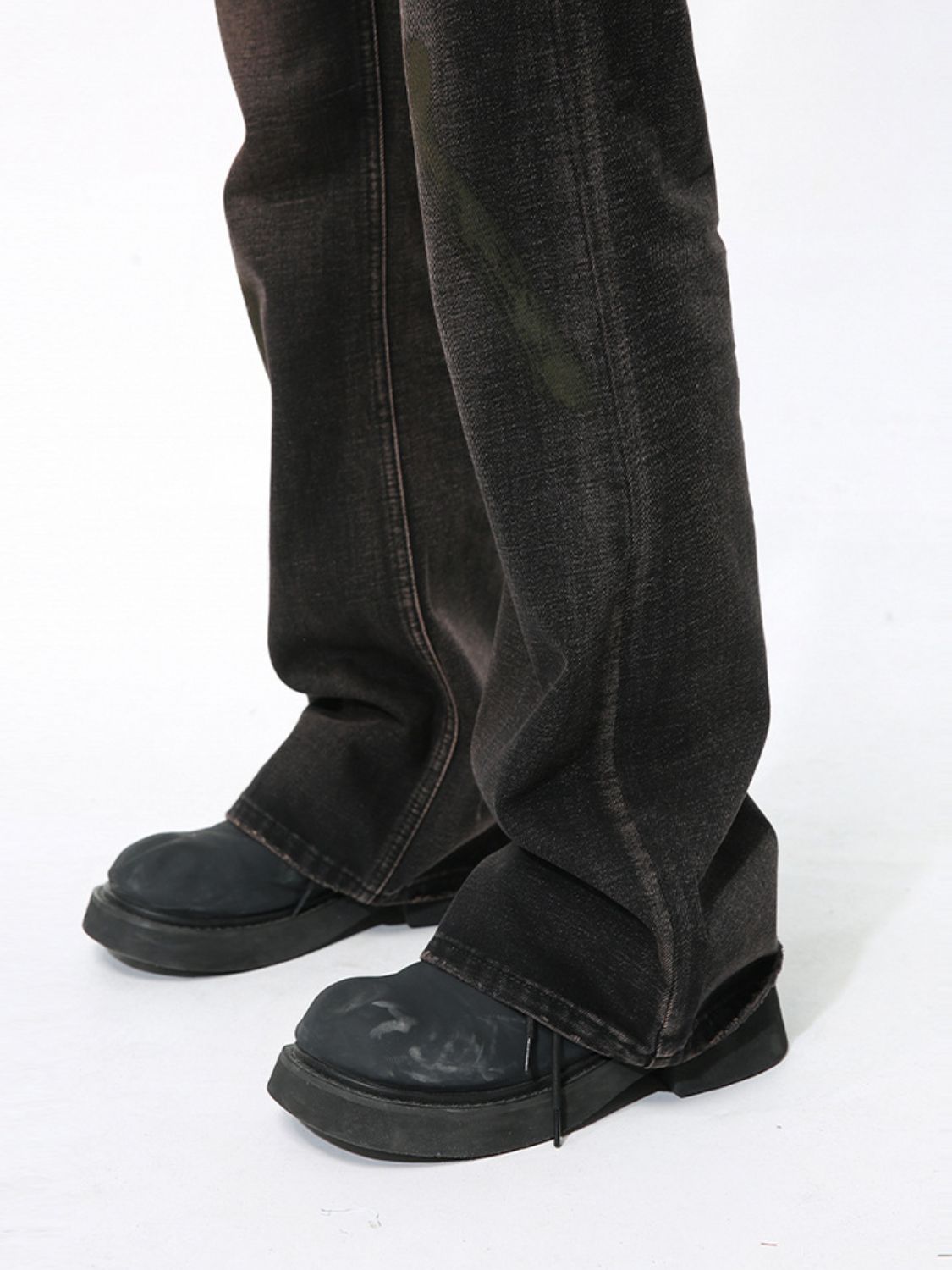 Buy Men's Clean Fit Bootcut Jeans with Pockets by Faz