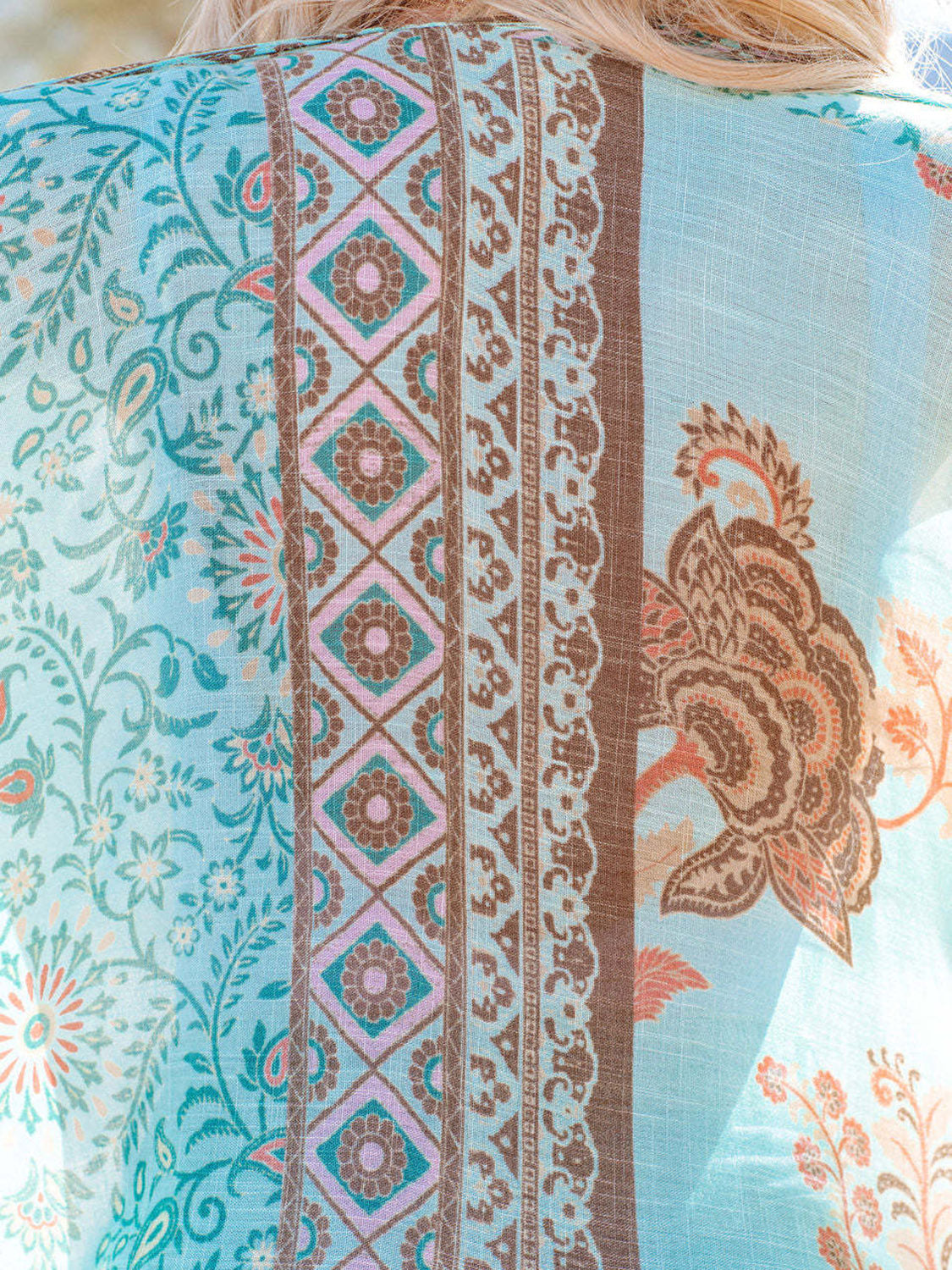 Buy Printed Open Front Cover-Up by Faz