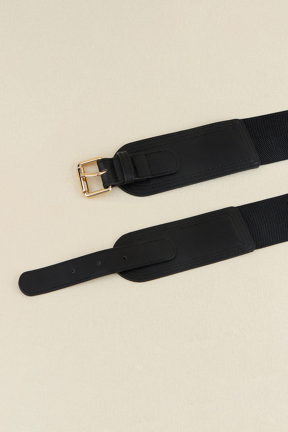Buy Elastic Wide PU Belt by Faz