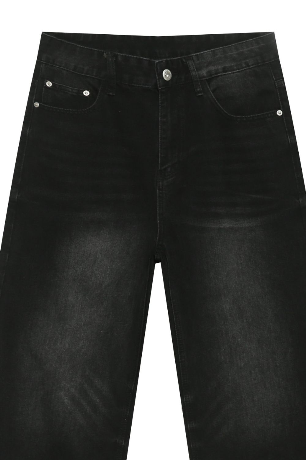 Buy Men's Mid Rise Wide Leg Jeans by Faz