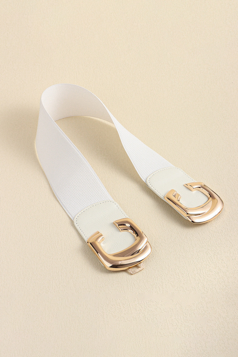 Buy Zinc Alloy Buckle Elastic Wide Belt by Faz
