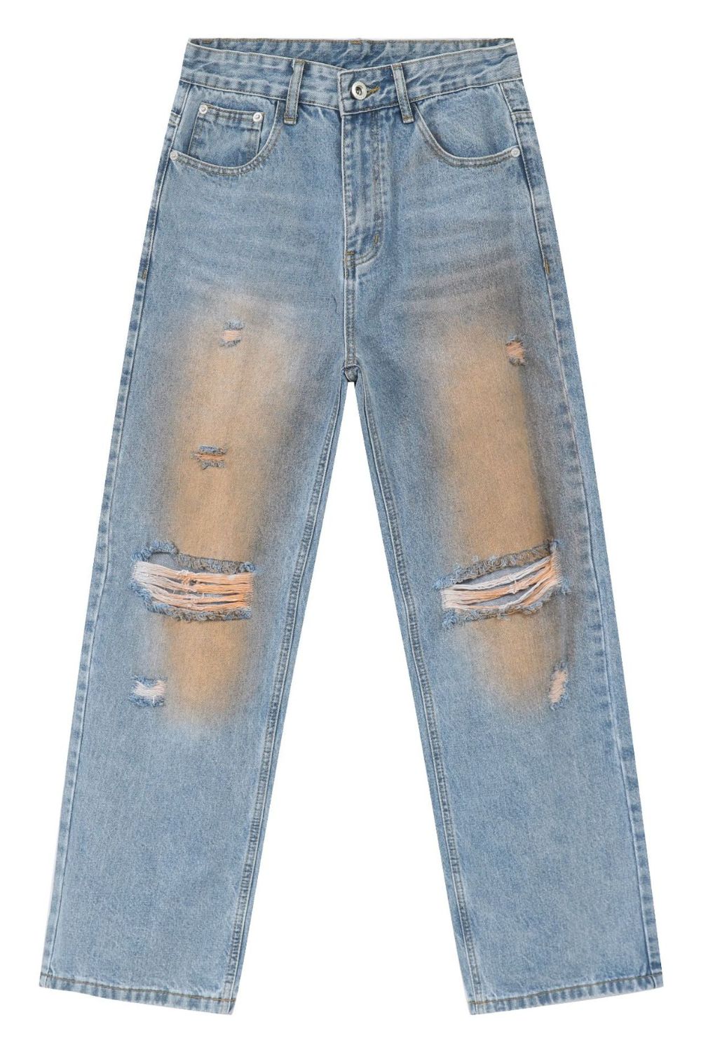 Buy Men's Distressed Jeans with Pockets by Faz