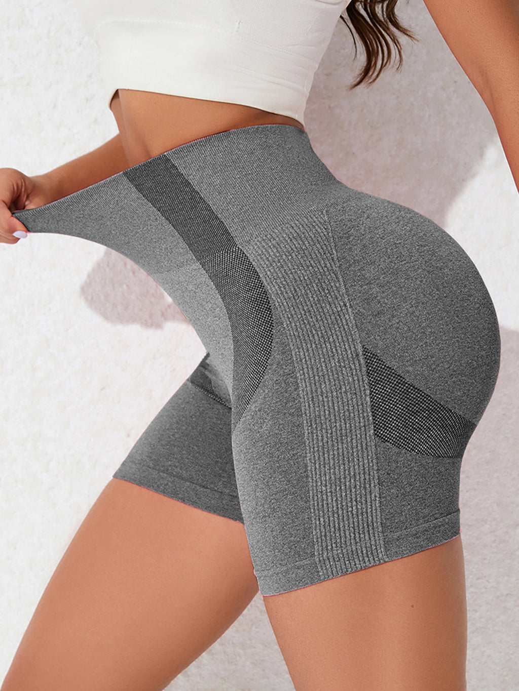 Buy High Waist Active Shorts by Faz