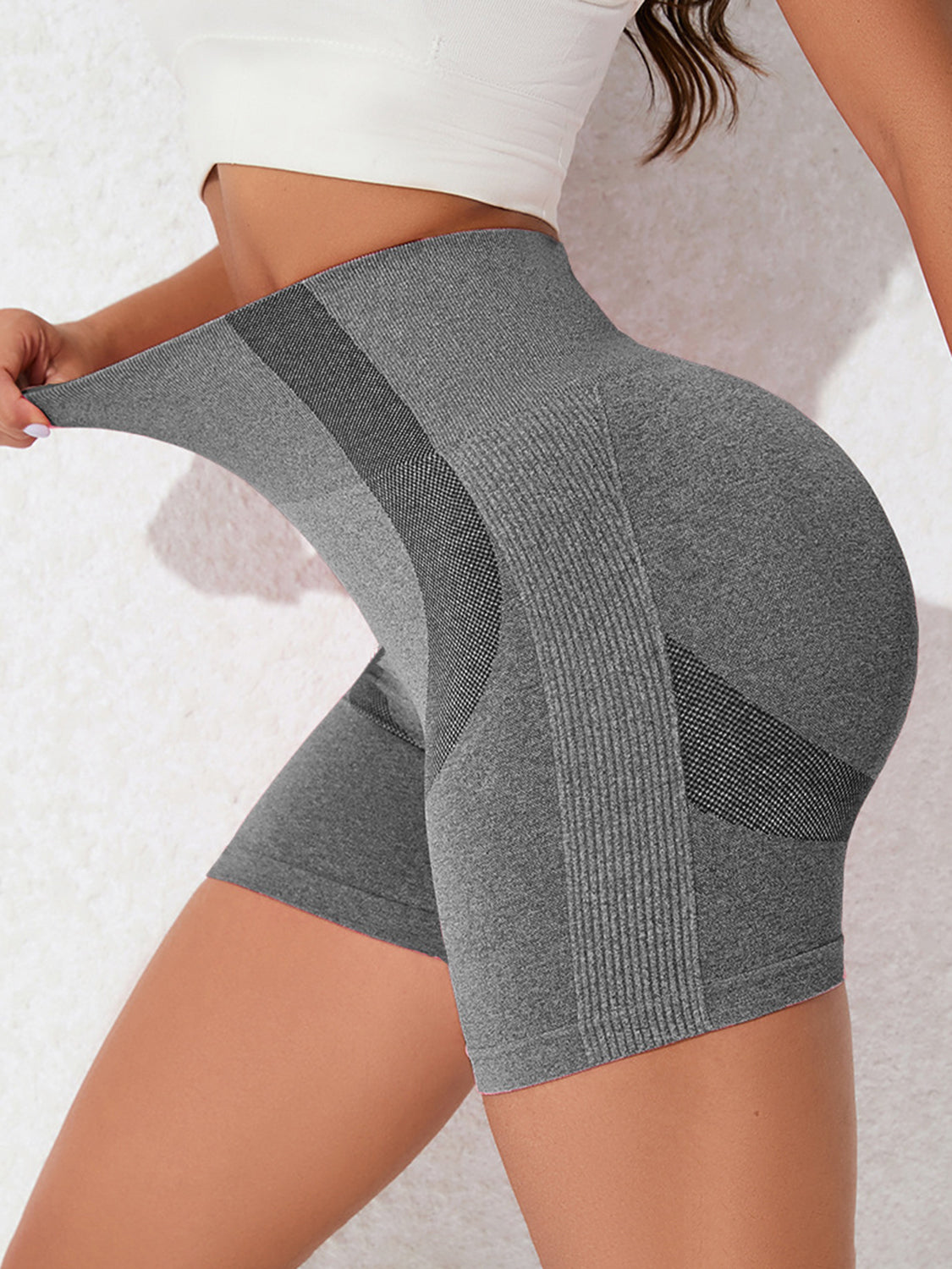 Buy High Waist Active Shorts by Faz