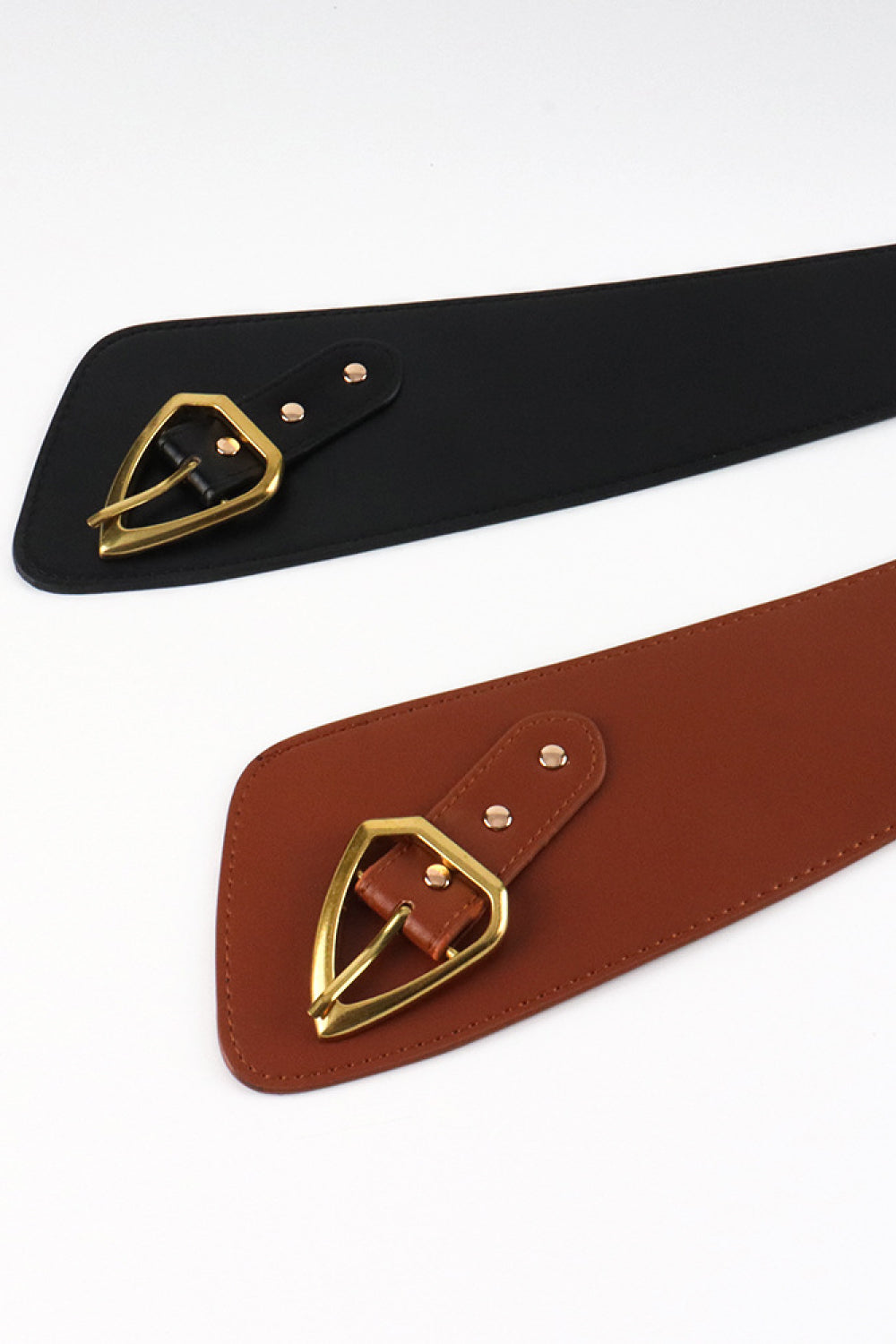 Buy Irregular PU Leather Belt by Faz