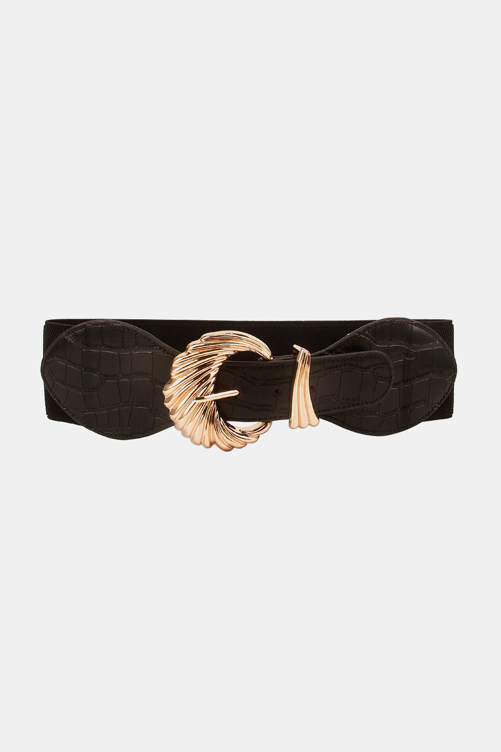 Buy Shell Alloy Buckle Elastic Belt by Faz