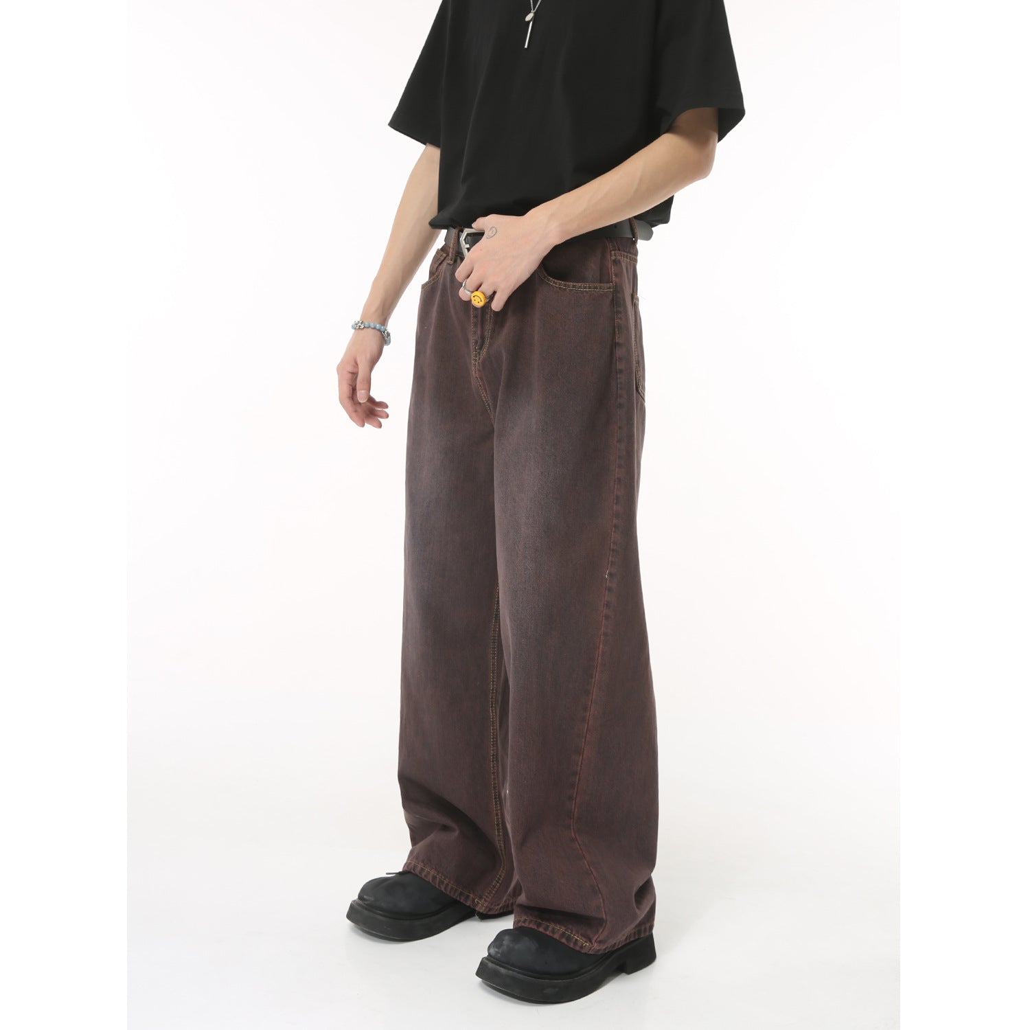 Buy Straight-Leg Jeans with Pockets by Faz