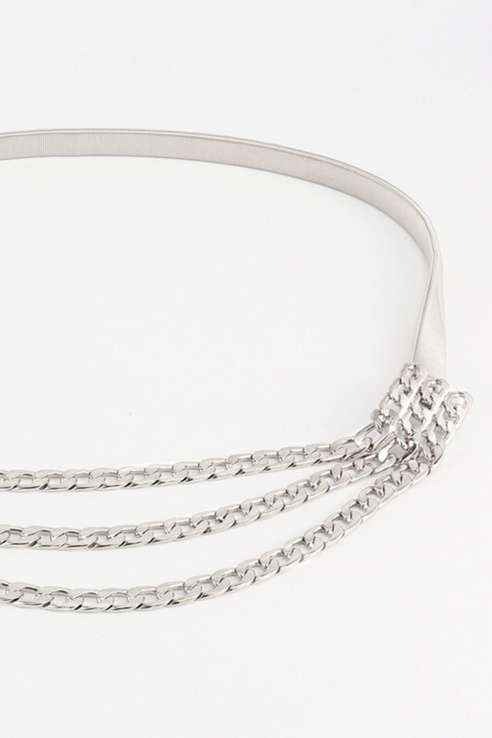 Buy Metal Triple-Layered Chain Belt by Faz