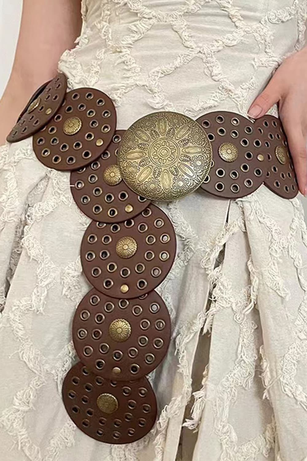 Buy Zinc Alloy PU Disc Belt by Faz