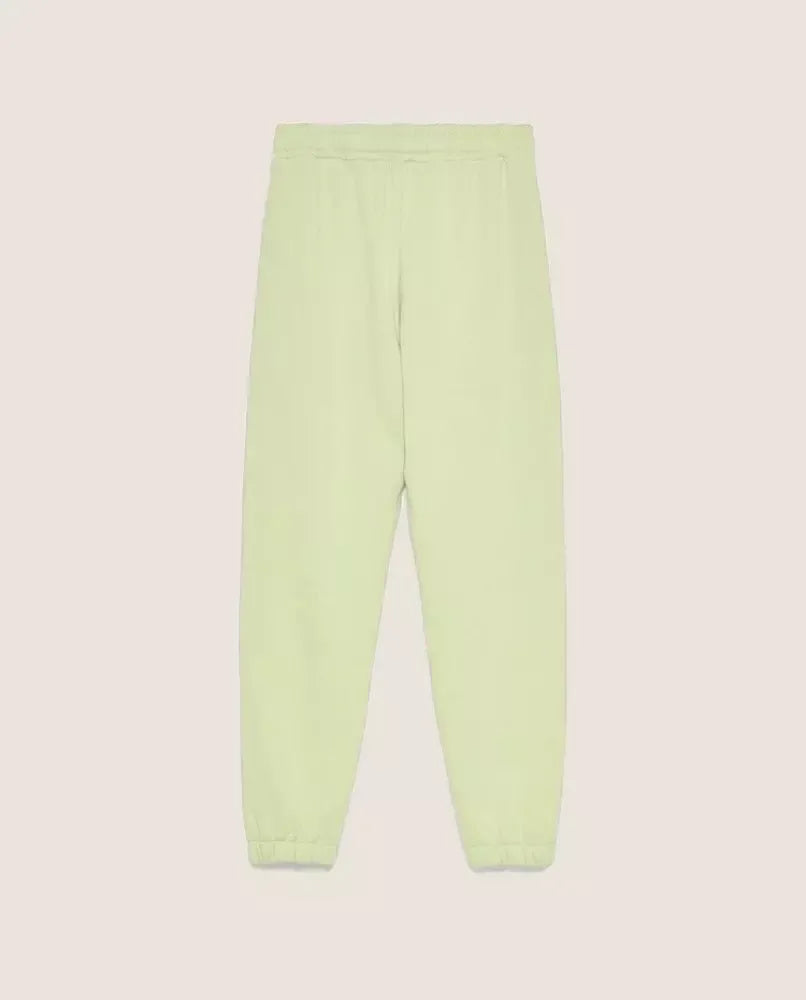 Pastel Green Cotton Sweatpants for Men