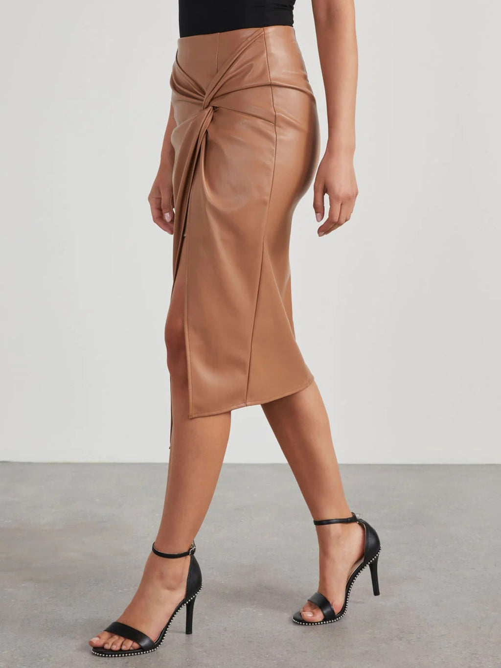 Buy Twist Detail High Waist Skirt by Faz
