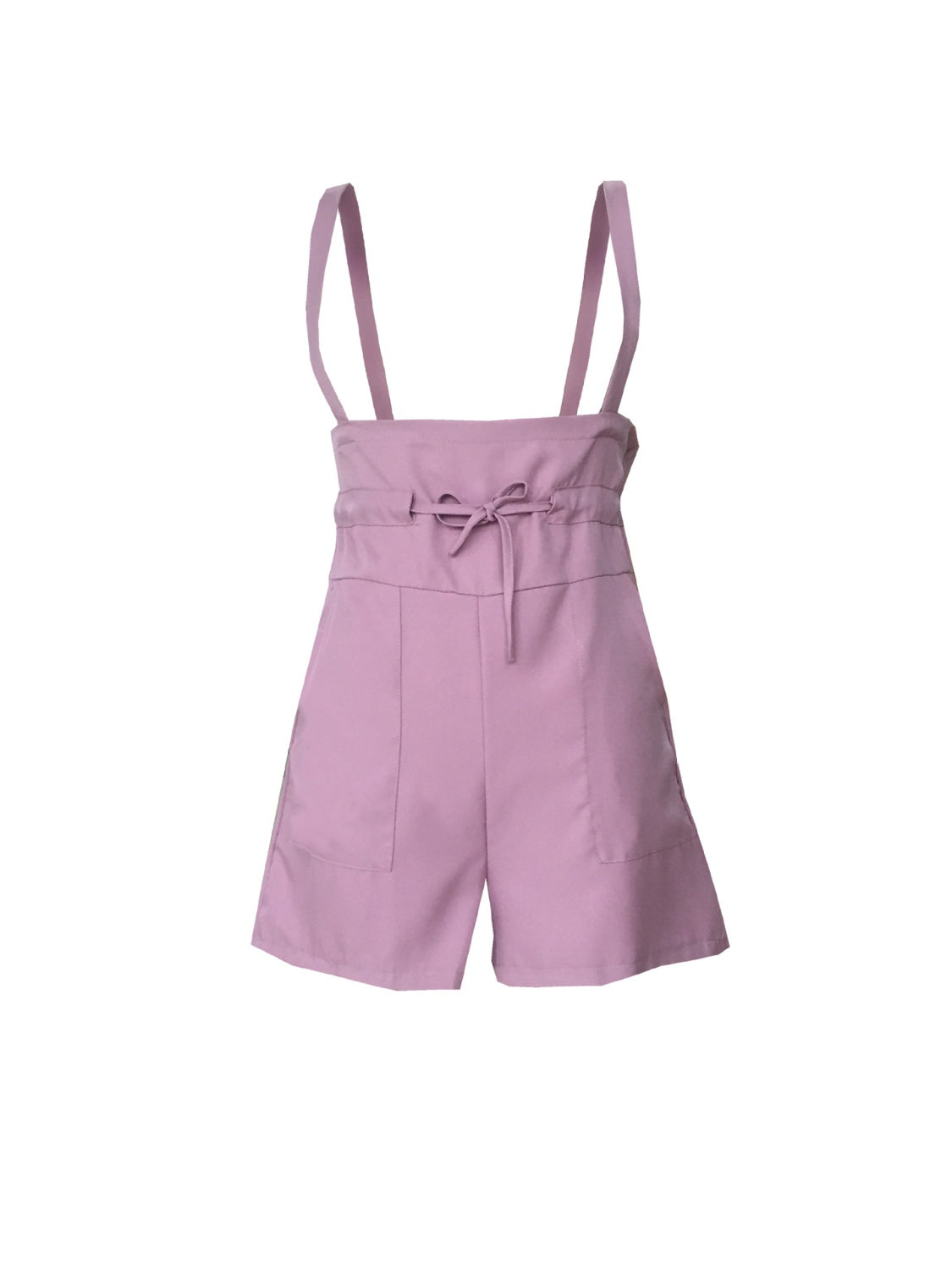 Buy Drawstring Wide Strap Overalls with Pockets by Faz