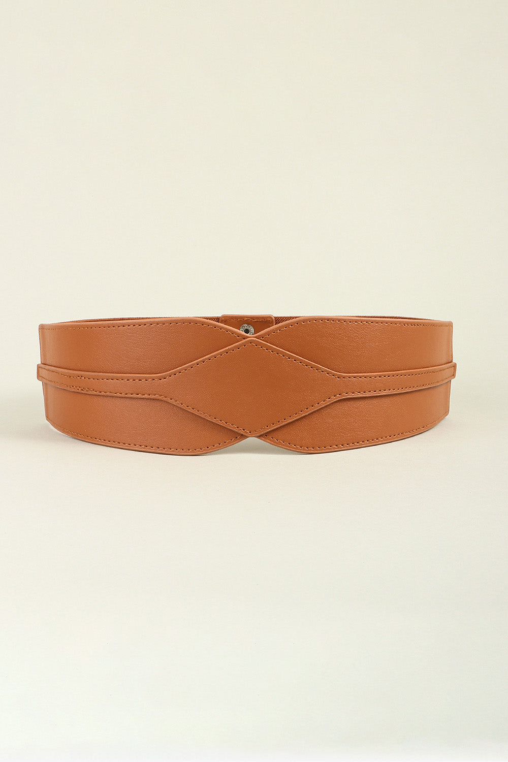 Buy Elastic Wide PU Belt by Faz
