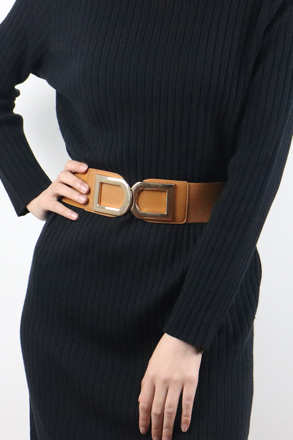 Buy Double D Buckle PU Belt by Faz