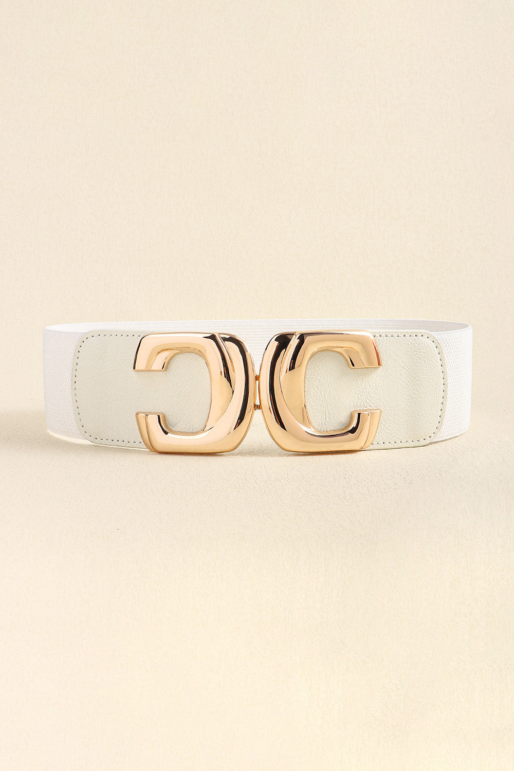 Buy Zinc Alloy Buckle Elastic Wide Belt by Faz