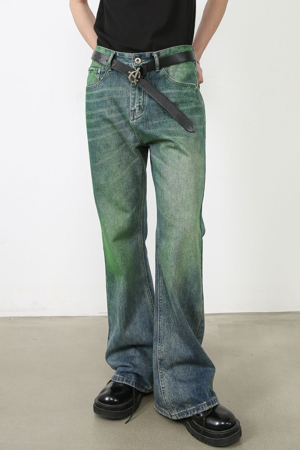 Buy Men's Bootcut Jeans with Pockets by Faz