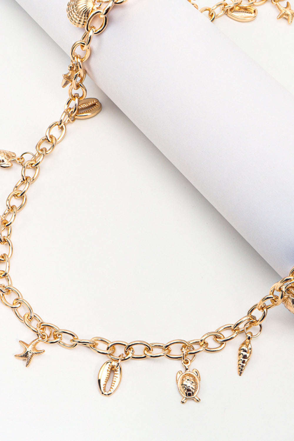 Buy Ocean Element Charm Chain Belt by Faz