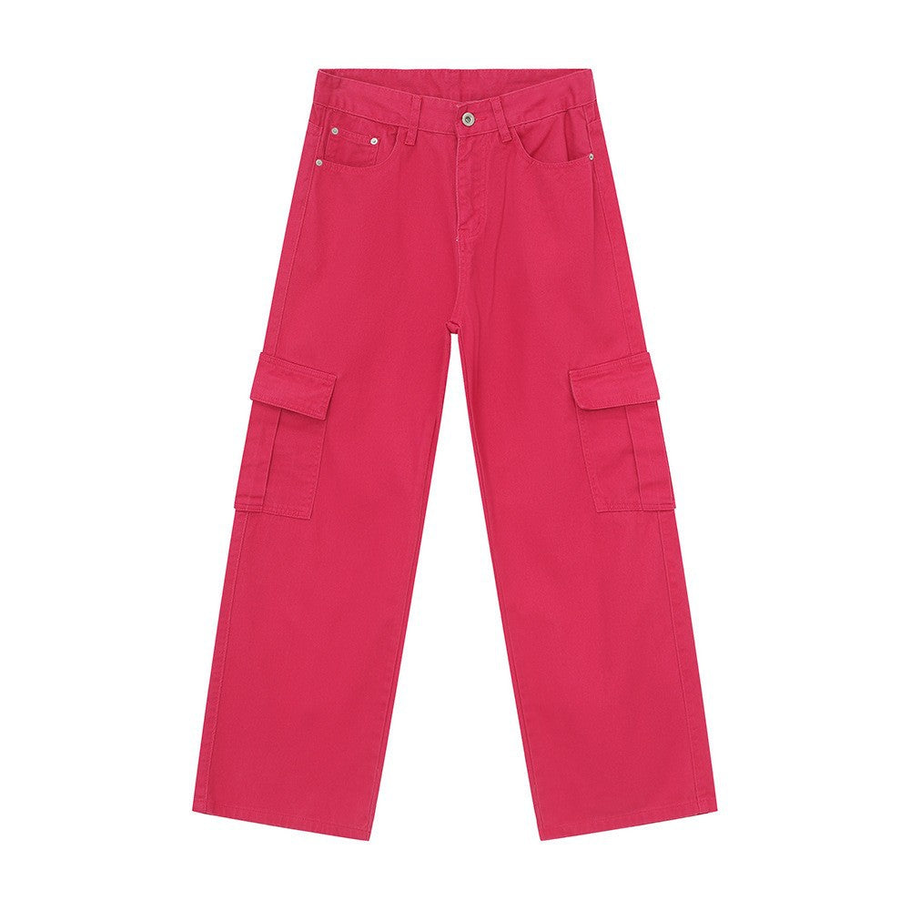Buy Wide Leg Cargo Jeans by Faz