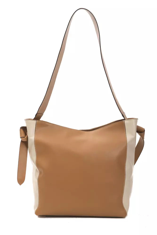 Buy Brown Leather Women Shoulder Bag by Pompei Donatella