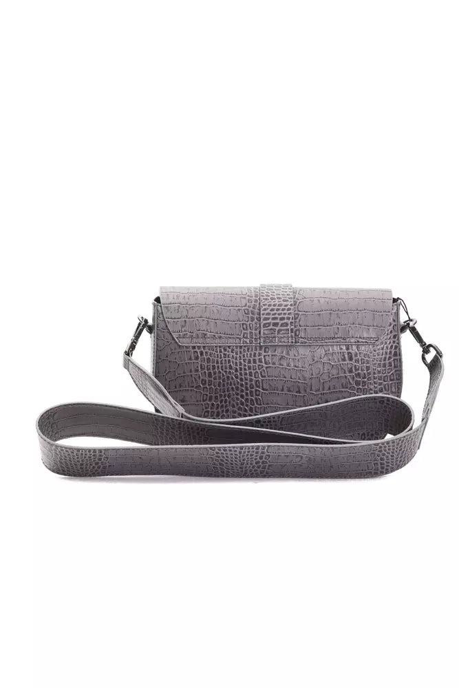 Buy Gray Leather Women Crossbody by Pompei Donatella