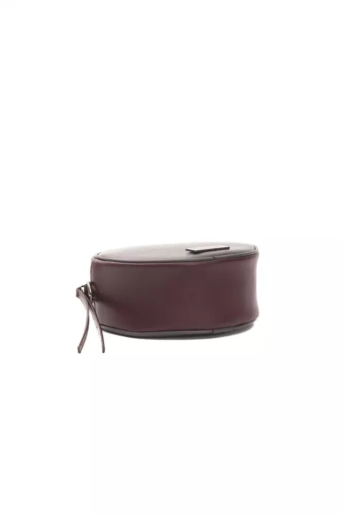 Buy Burgundy Leather Women Crossbody by Pompei Donatella