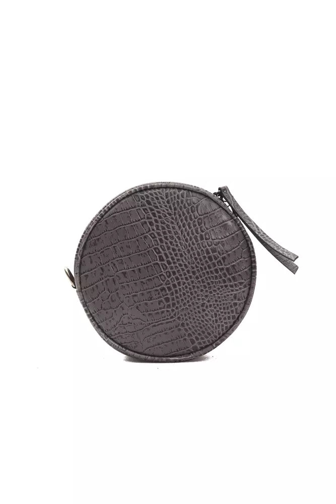 Buy Gray Leather Women Crossbody Bag by Pompei Donatella