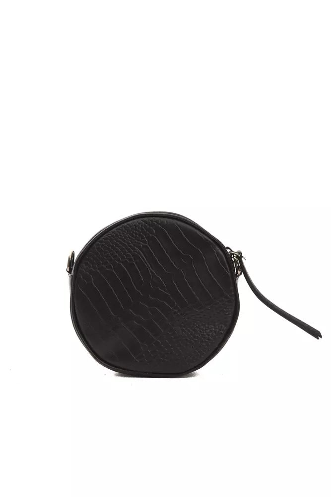 Buy Black Leather Women Crossbody Bag by Pompei Donatella