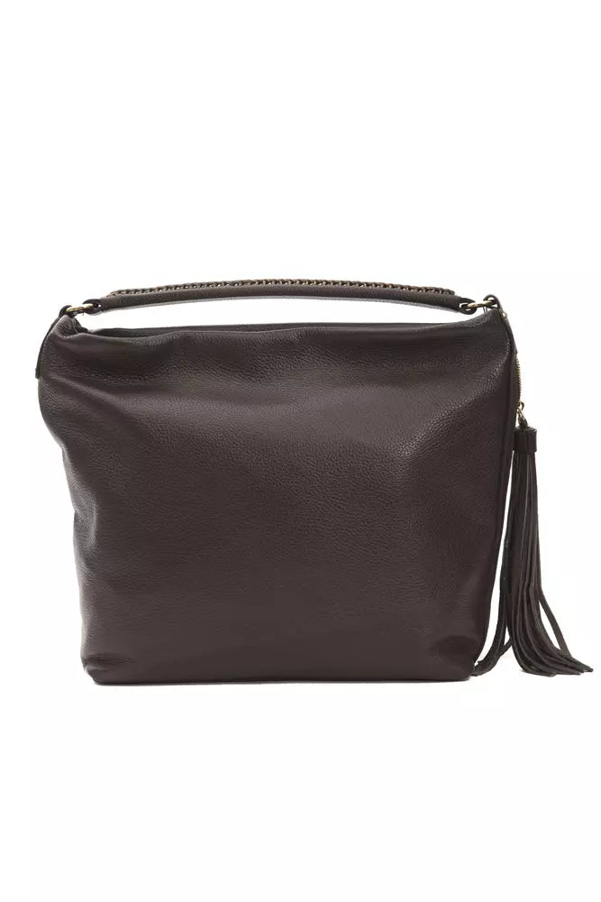 Buy Brown Leather Women Shoulder Bag by Pompei Donatella