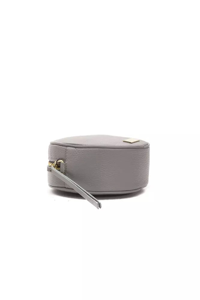 Buy Gray Leather Women Crossbody Bag by Pompei Donatella