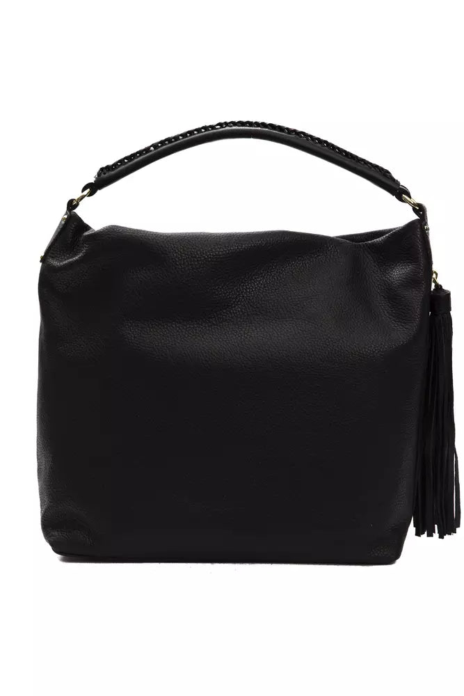 Buy Black Leather Women Shoulder Bag by Pompei Donatella