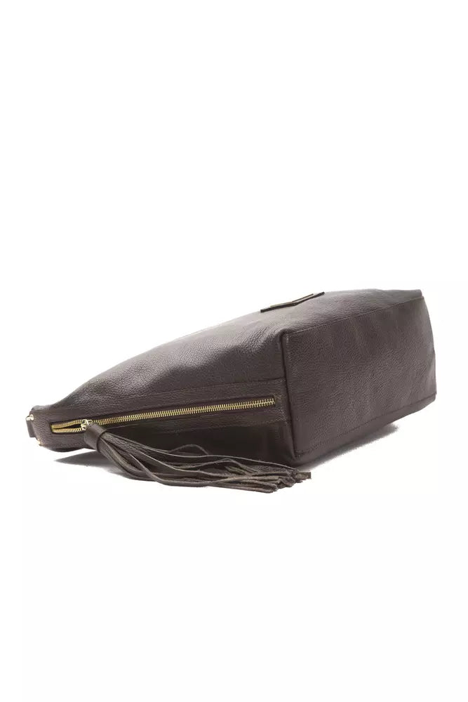 Buy Brown Leather Women Shoulder Bag by Pompei Donatella