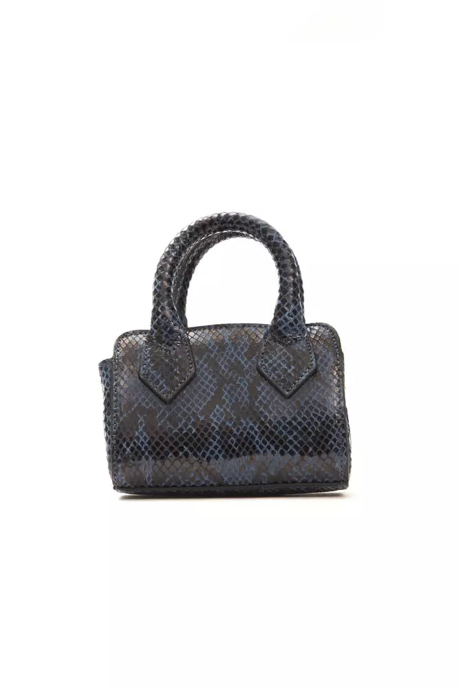 Buy Blue Leather Women Handbag by Pompei Donatella