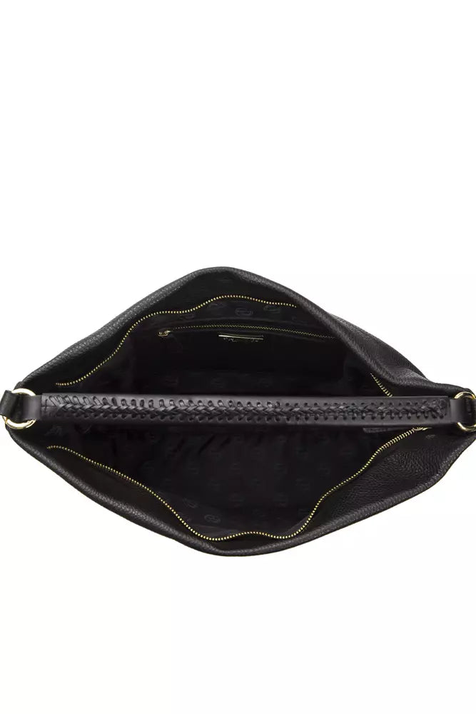 Buy Black Leather Women Shoulder Bag by Pompei Donatella