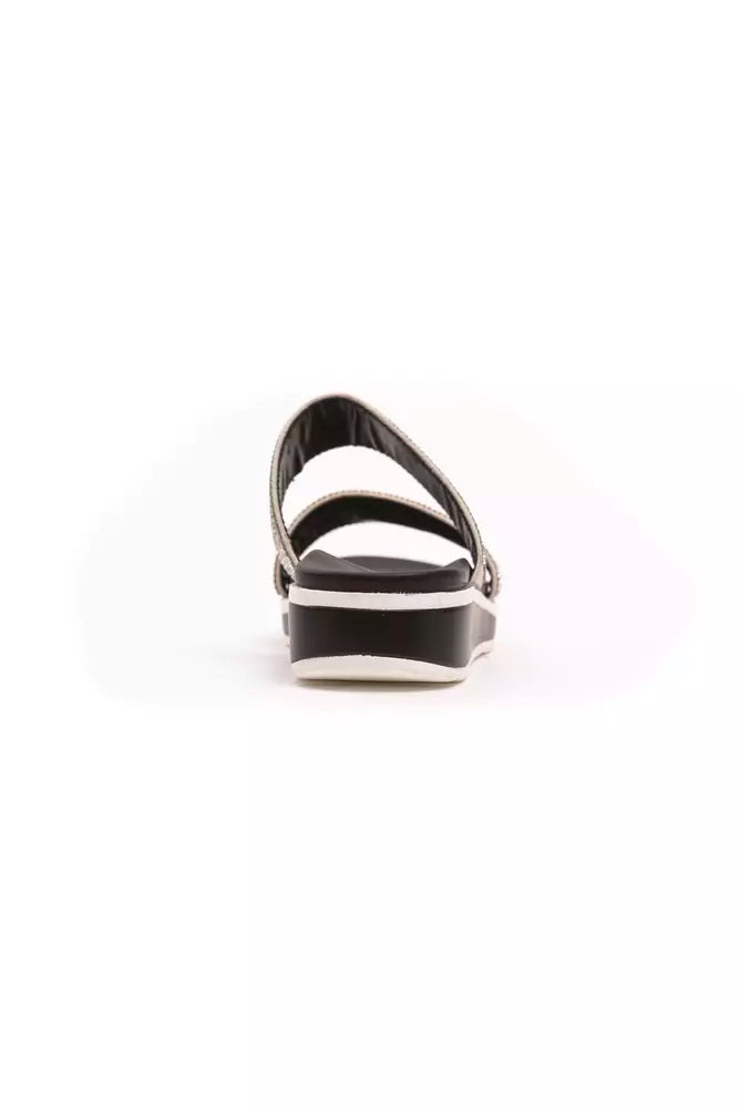 Buy Silver Textile Women Sandal by Péché Originel