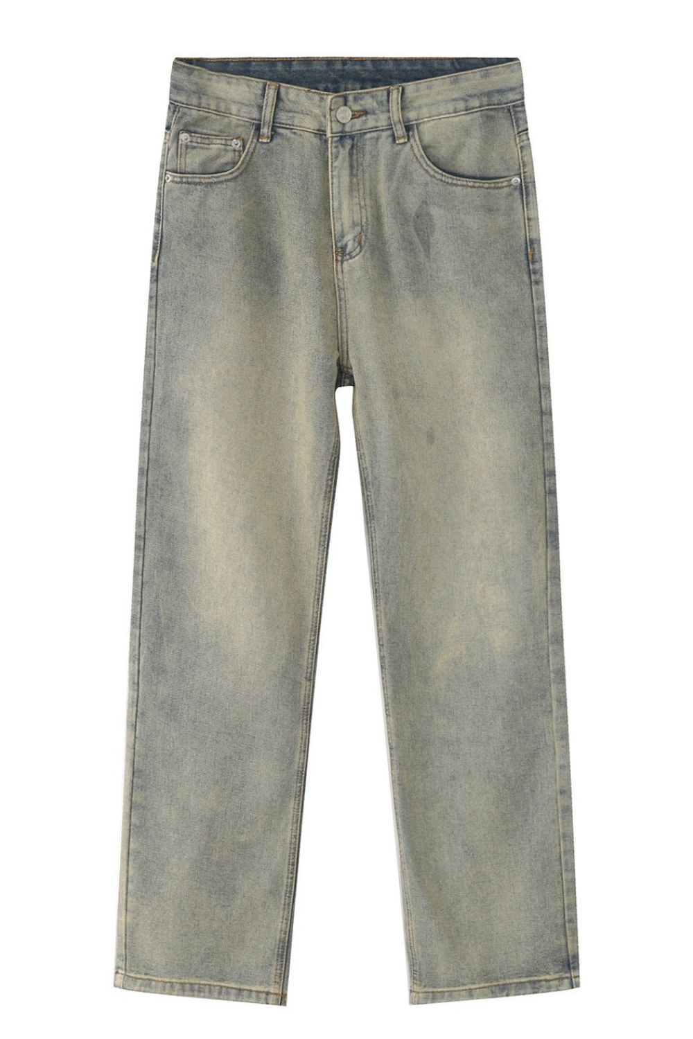 Buy Straight Leg Jeans with Pockets by Faz
