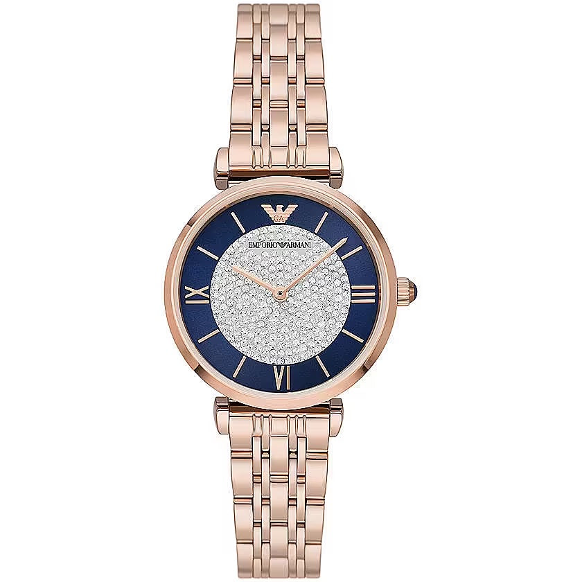 Sleek Bronze Steel Quartz Ladies Watch